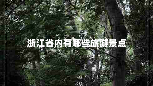 浙江省內有哪些旅游景點(diǎn)