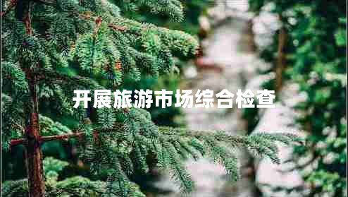 開(kāi)展旅游市場(chǎng)綜合檢查