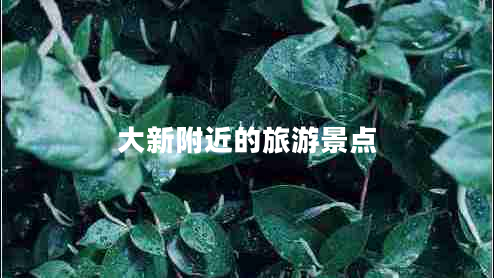 大新附近的旅游景點(diǎn)