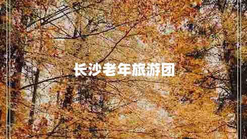 長(zhǎng)沙老年旅游團(tuán)
