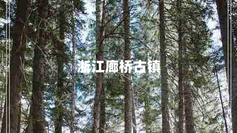 浙江廊橋古鎮