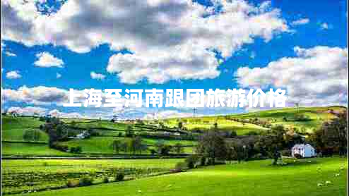 上海至河南跟團旅游價(jià)格