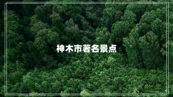 神木市著(zhù)名景點(diǎn)