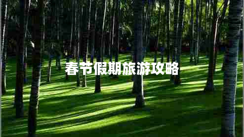 春節假期旅游攻略