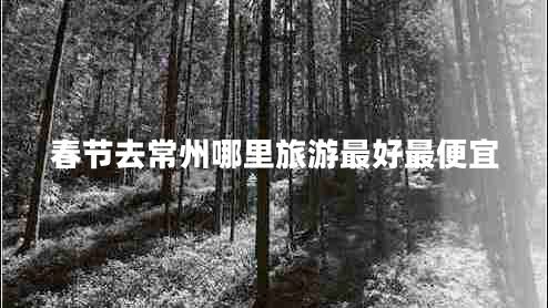 春節去常州哪里旅游最好最便宜