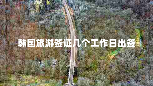 韓國旅游簽證幾個(gè)工作日出簽