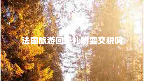 法國旅游回來(lái)禮物要交稅嗎