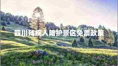 四川殘疾人陪護景區免票政策