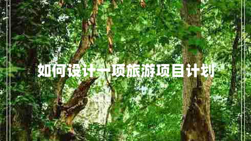 如何設計一項旅游項目計劃