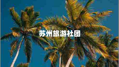 蘇州旅游社團