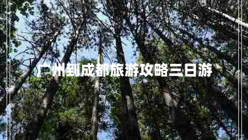 廣州到成都旅游攻略三日游