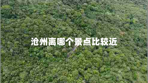 滄州離哪個(gè)景點(diǎn)比較近