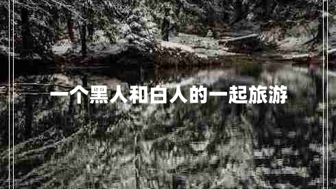一個(gè)黑人和白人的一起旅游