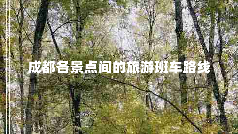 成都各景點(diǎn)間的旅游班車(chē)路線(xiàn)