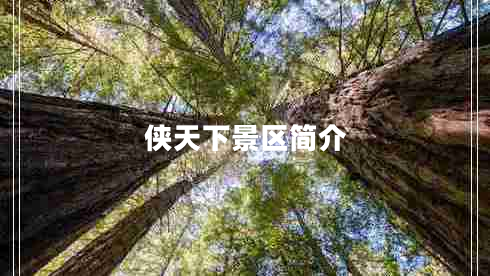 俠天下景區簡(jiǎn)介