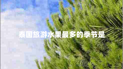 泰國旅游水果最多的季節是