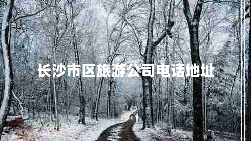 長(cháng)沙市區旅游公司電話(huà)地址