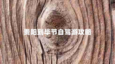 貴陽(yáng)到畢節自駕游攻略