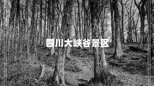 四川大峽谷景區