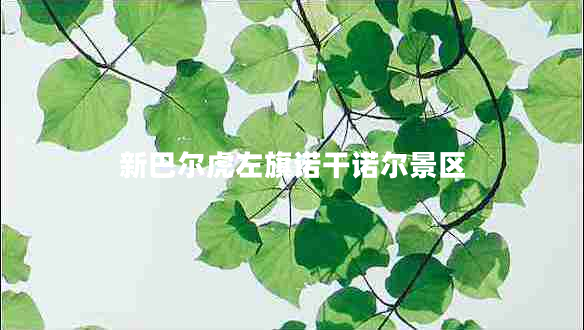 新巴爾虎左旗諾干諾爾景區