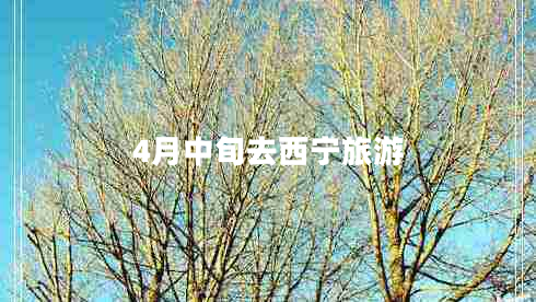 4月中旬去西寧旅游