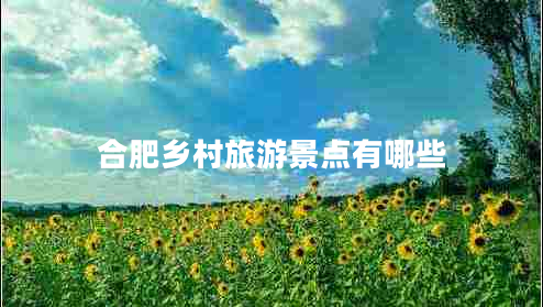 合肥鄉村旅游景點(diǎn)有哪些