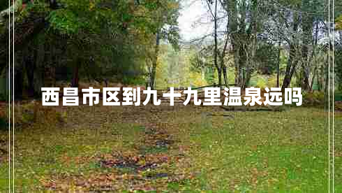 西昌市區到九十九里溫泉遠嗎
