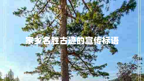 家鄉名勝古跡的宣傳標語(yǔ)