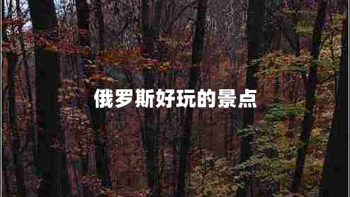 俄羅斯好玩的景點(diǎn)