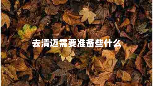 去清邁需要準備些什么