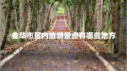金華市區內旅游景點(diǎn)有哪些地方