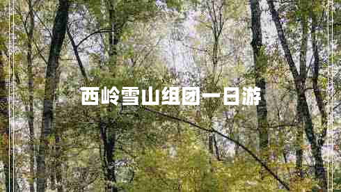 西嶺雪山組團一日游