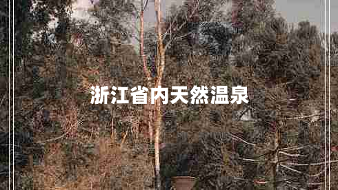 浙江省內天然溫泉