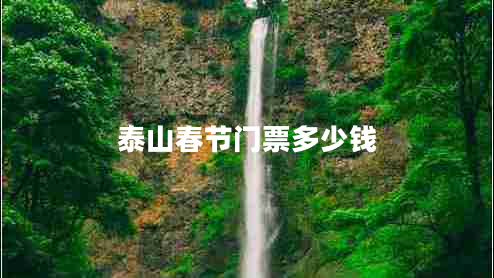 泰山春節門(mén)票多少錢(qián)
