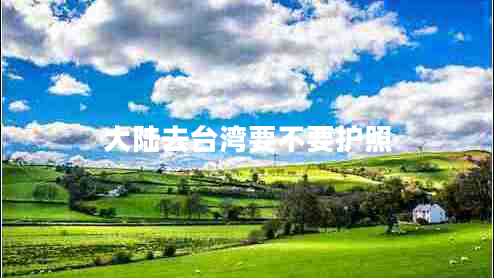 大陸去臺灣要不要護照