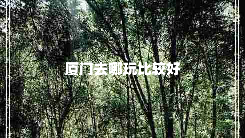 廈門(mén)去哪玩比較好