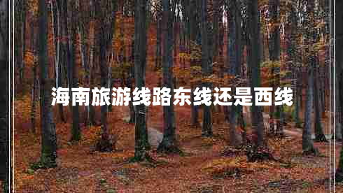 海南旅游線(xiàn)路東線(xiàn)還是西線(xiàn)