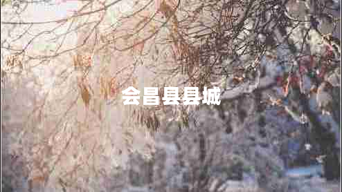 會(huì )昌縣縣城