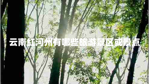 云南紅河州有哪些旅游景區或景點(diǎn)