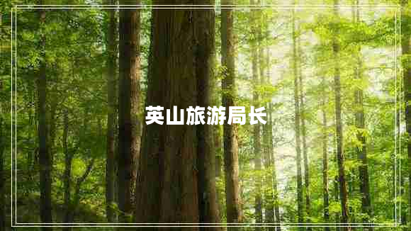 英山旅游局長(cháng)