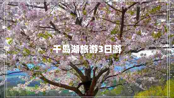 千島湖旅游3日游