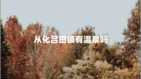 從化呂田鎮有溫泉嗎