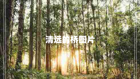 清遠的橋圖片