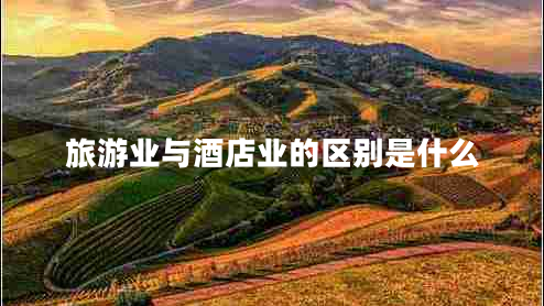 旅游業(yè)與酒店業(yè)的區別是什么