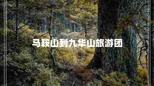 馬鞍山到九華山旅游團