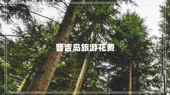 普吉島旅游花費