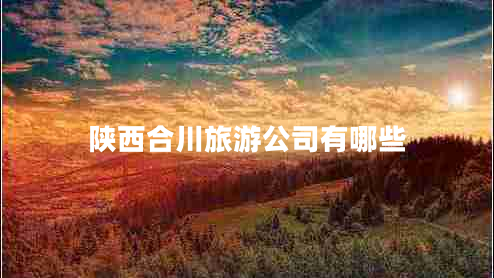 陜西合川旅游公司有哪些