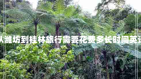 從濰坊到桂林旅行需要花費多長(cháng)時(shí)間英語(yǔ)