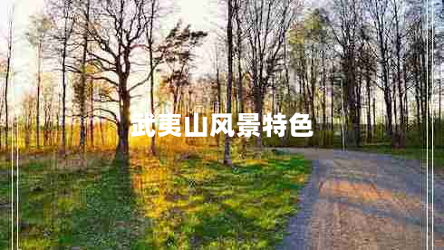 武夷山風景特色