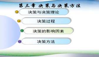 定量決策定性決策方法有哪些